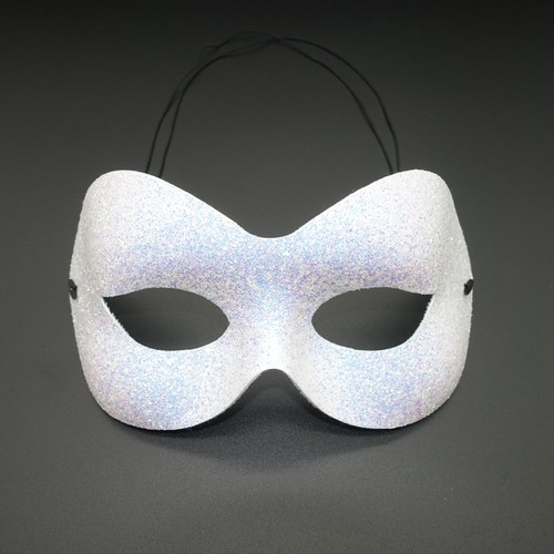 Glitter augenmaske - augenmaske, (silber)