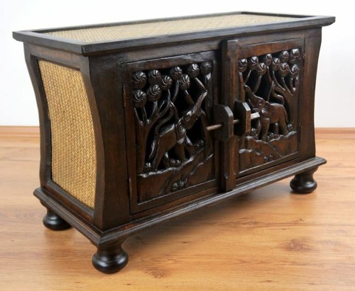 Rattan sideboard bank hifi - bank,