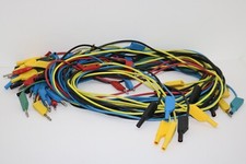 31 X Hirschmann MESSLEITUNG 4mm Sicherheits Bananen Labor 0,5 - 1 - 2m