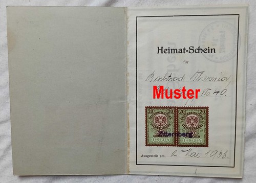 Heimatschein gemeinde - heimatschein,
