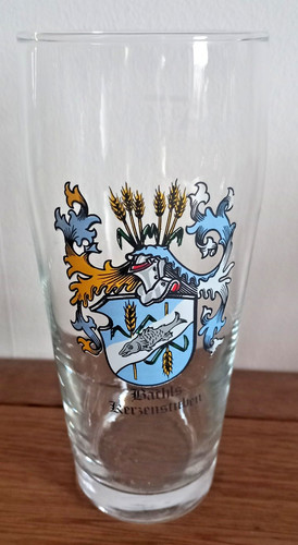 Bier glas wappen - glas, benutzt