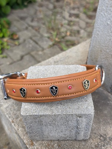 Hundehalsband 55cm leder - hundehalsband,