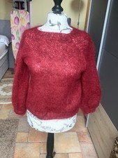 Mohair Strickpullover Handmade