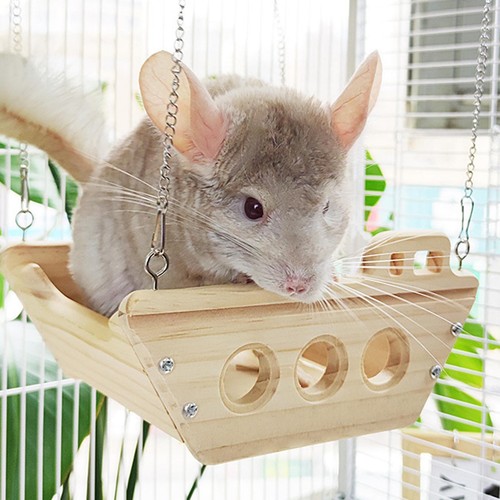 Holz chinchilla hängematte - holz,