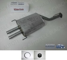 Auspuff Endtopf + Anbauteile