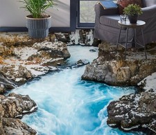 3D Schnee Fluss 22190NA