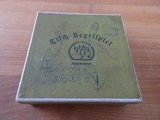 altes Tischkegelspiel Tisch Kegelspiel Fabrikmarke OVP