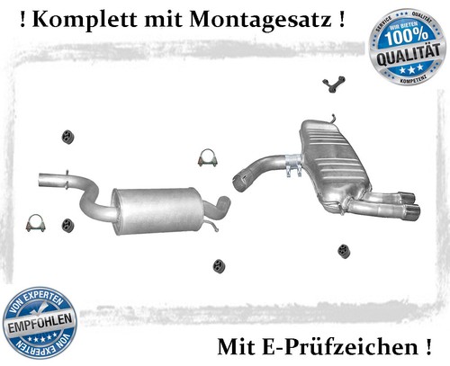 Auspuffanlage für golf - für,