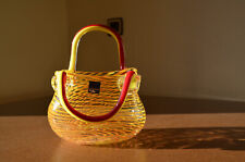 Original LEONARDO Glasvase "Handtasche" - neuwertig - farbenfrohe Gestaltung