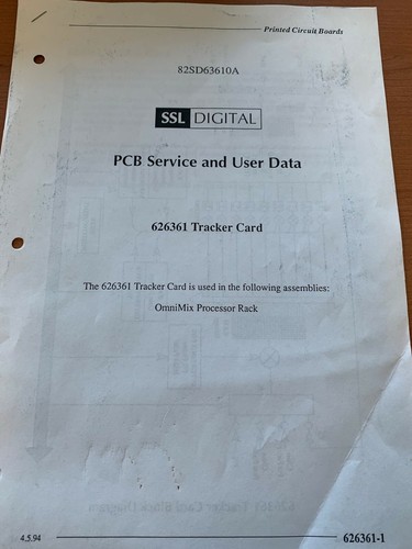 Ssl 626361 tracker card - ssl,