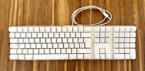Apple usb tastatur - apple, weiß