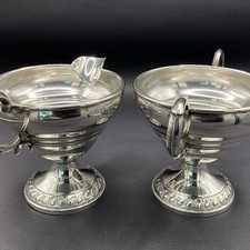 Antikes Milch- Zuckerset aus