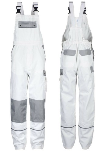 Tmg herren latzhose weiß - herren,