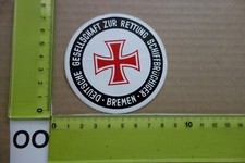 Alter Aufkleber Schiff Fähre Boot Rettung Seenot DGzRS Bremen (OB)