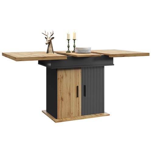 Esstisch 140x80x75 schwarz - esstisch, cm
