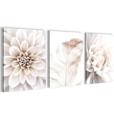 Wandbilder Set Blumen Moderne