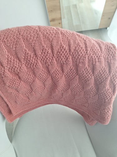 Handgestrickte babydecke - handgestrickte,