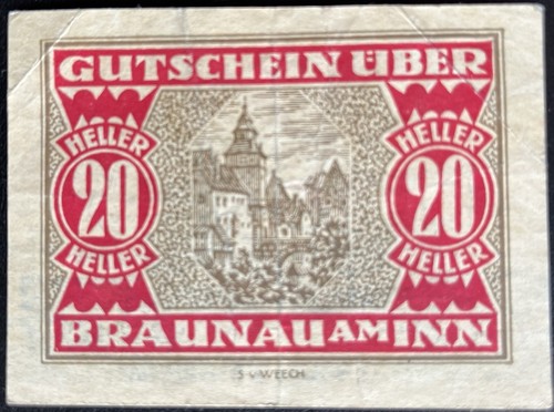 Heller braunau notgeld - ,