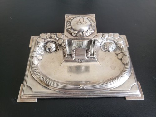 Antike jugendstil tintenfass - antike,