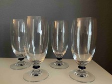 4 Biergläser Modell San Remo mit blauer Kugel