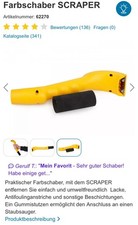 Farbschaber, Scraper von SVB mit neuer Klinge u. Staubsauger-Anschluss - Top!
