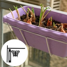  Geländer-Pflanzenhalter