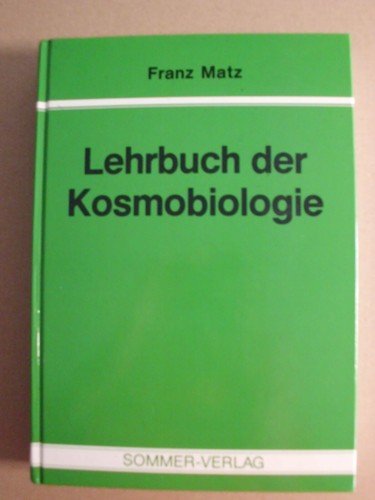 Lehrbuch der kosmobiologie - lehrbuch,