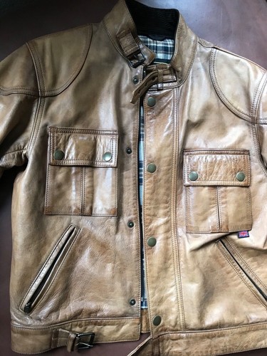 Belstaff lederjacke m - belstaff, gr.m