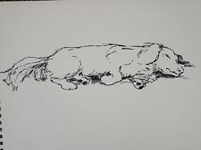 Original Tinten Zeichnung