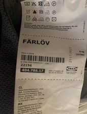IKEA Couch Bettsofa Färlöv Bezug antharizt NEU