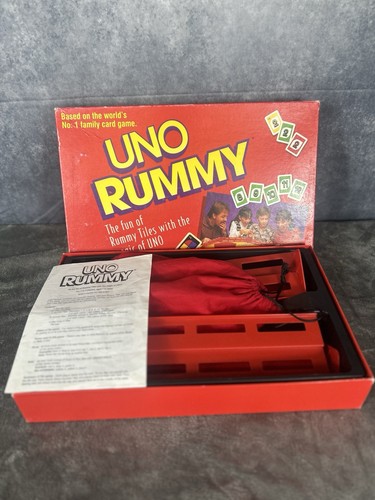 Vintage mattel 1993 uno rummy - uno,