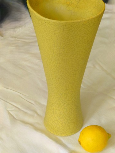 Vase mit craquelé glasur - vase, craquelé-glasur