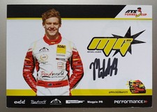 Motorsport Autogrammkarte Mitchell Gilbert, ATS Formel 3 Cup