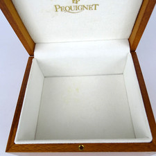 EMILE PEQUIGNET Holz Schatulle Uhrenkasten 🟤 WOODEN PRESENTATION WATCH BOX