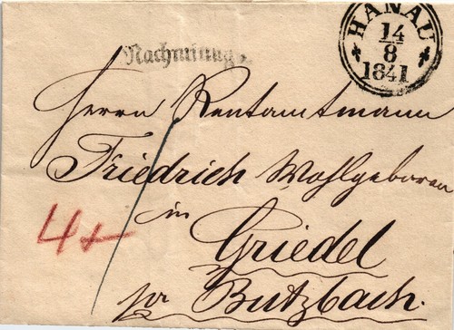 Thurn taxis luxusbrief - taxis,, aus