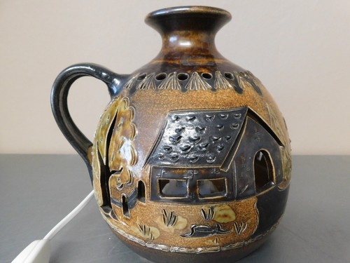 Alte tischlampe handarbeit - alte,