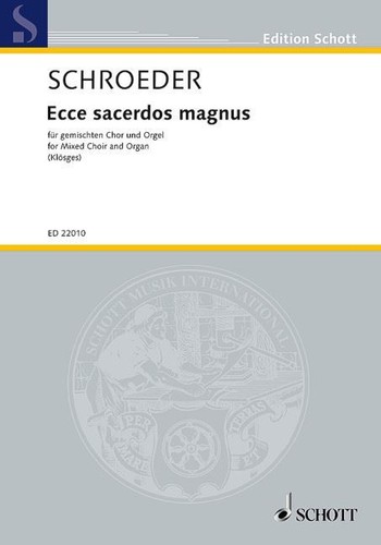 Ecce sacerdos magnus score - ecce,