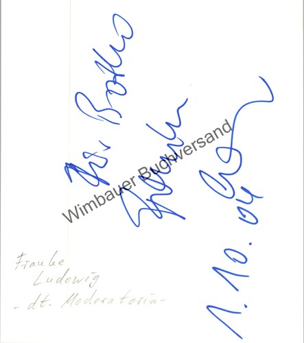 Original autogramm frauke - original,