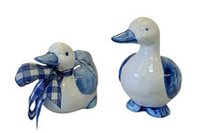 Vintage 2er Set Keramik Enten