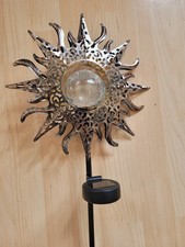Solar Gartenstecker  Sonne mit