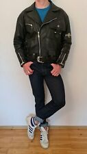 ROUTE 66 Motorrad Lederjacke Jacke Leder Biker Jacket USA Gr. XL Vintage
