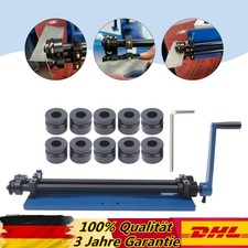 Rundbiegemaschine Sickenmaschine 460mm Manuell Bördelmaschine mit 6 Würfelsätze