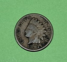USA - 1 Cent 1891 - Indian