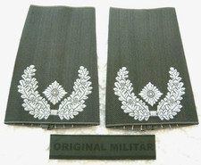 Aufschiebeschlaufen Heer Major weiß/oliv Bundeswehr Dienstgradabzeichen