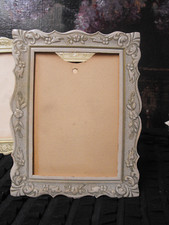 1 von 3 alter antiker geprägter Pappe Bilderrahmen Foto- Postkarten Rahmen