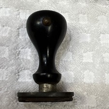 vintage wood handled rubber