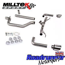 Milltek Golf GTI MK8 + MK8.5 Auspuffanlage RACE GPF hinten lauteste SSXVW678
