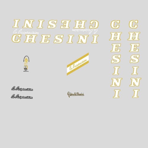 Chesini bicycle decals - chesini,