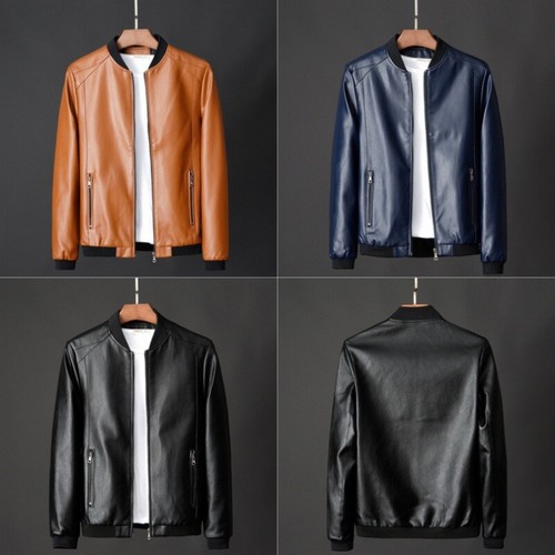 Herren kunstleder jacke - herren,