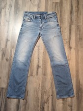 Diesel Jeans Larkee Herren W30 L30 Regular Straight Blau Denim
